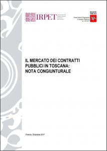 cover Rapporto Irpet-Osservatorio contratti pubblici dic_2017