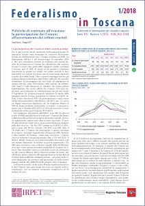 cover Federalismo in Toscana 1_2018