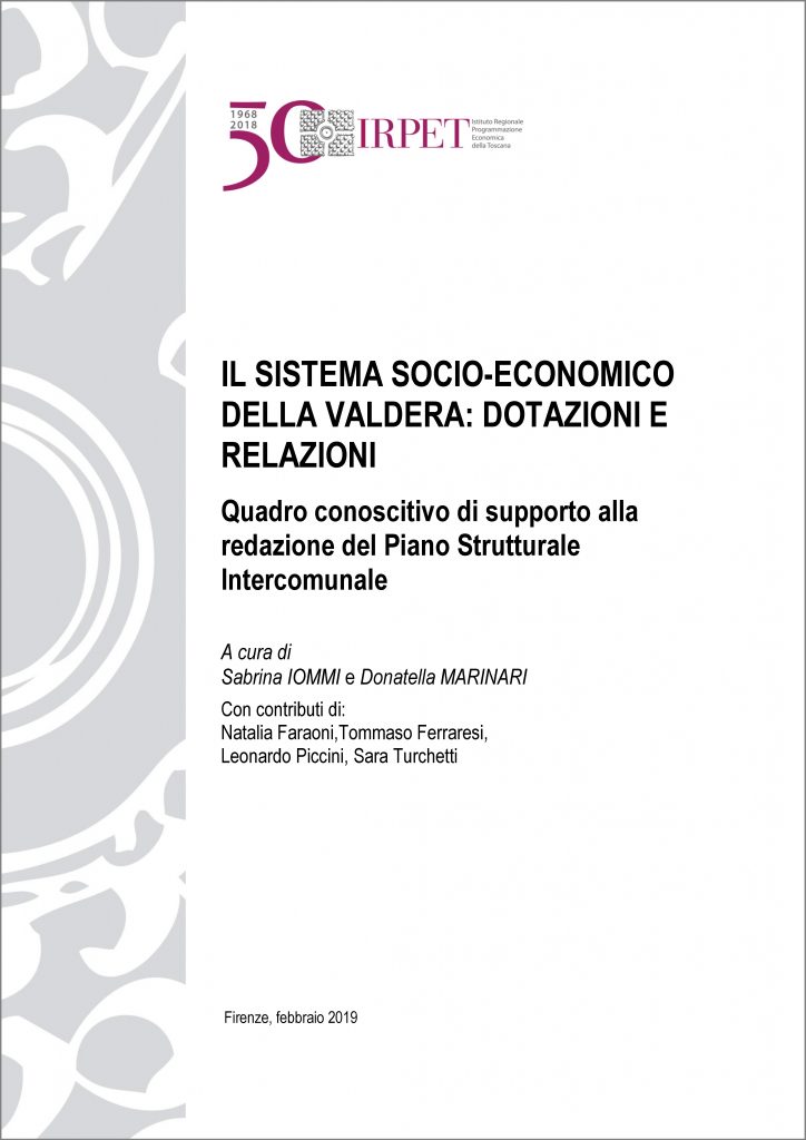 cover Sistema socio-economico Valdera Iommi 02.2019