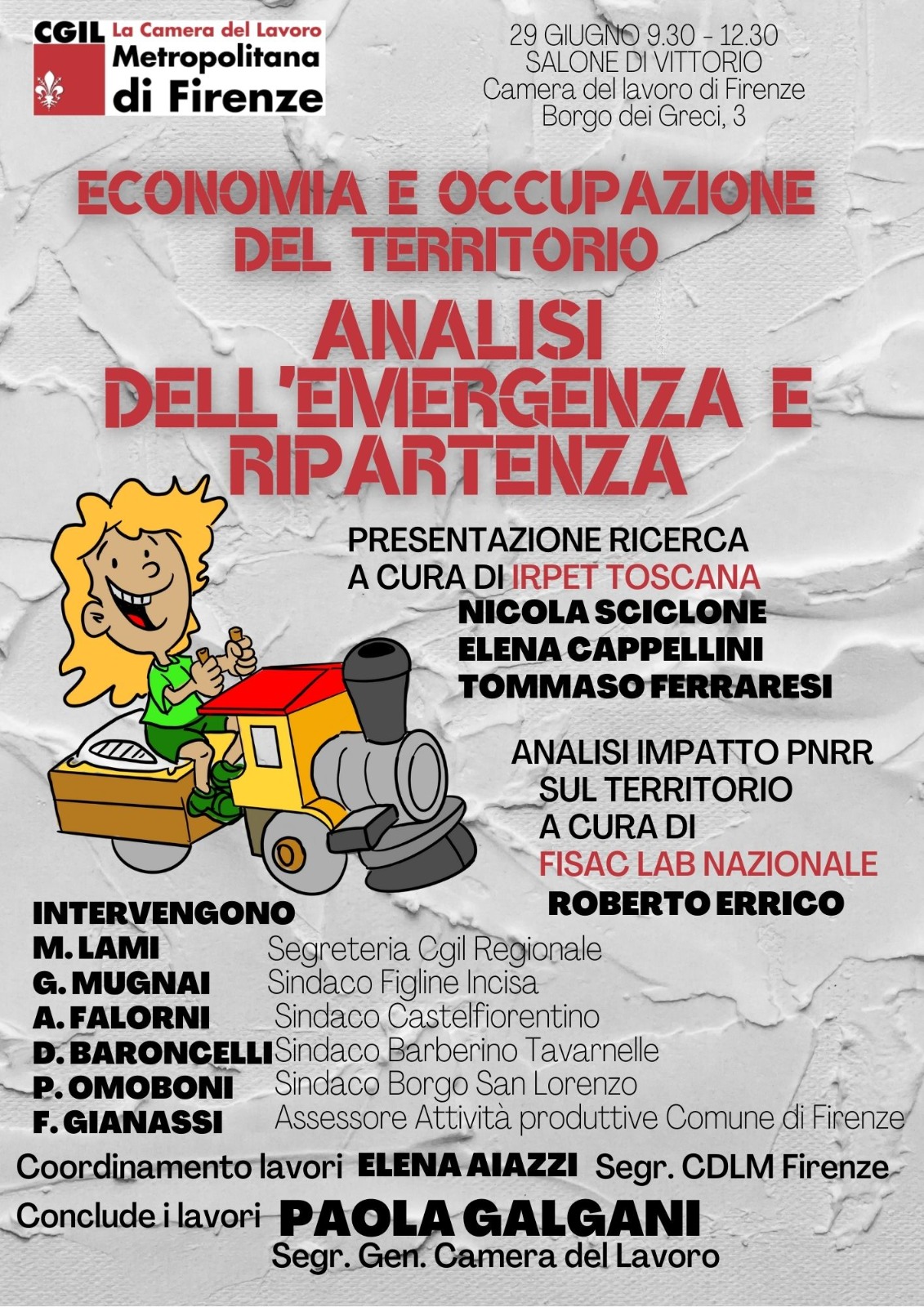 CGIL Camera del Lavoro Metropolitana 29.06.2021