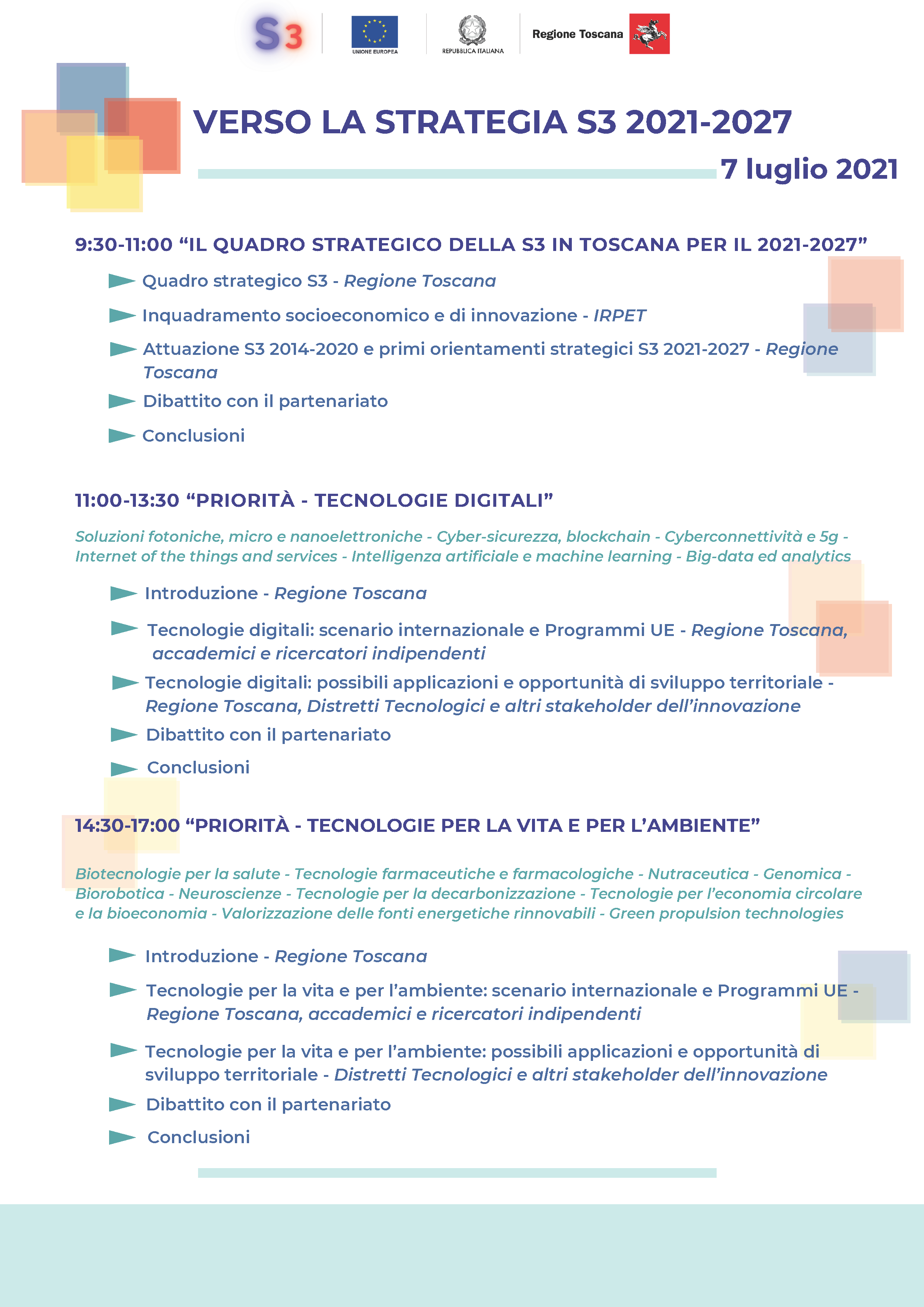 Programma 7 LUGLIO