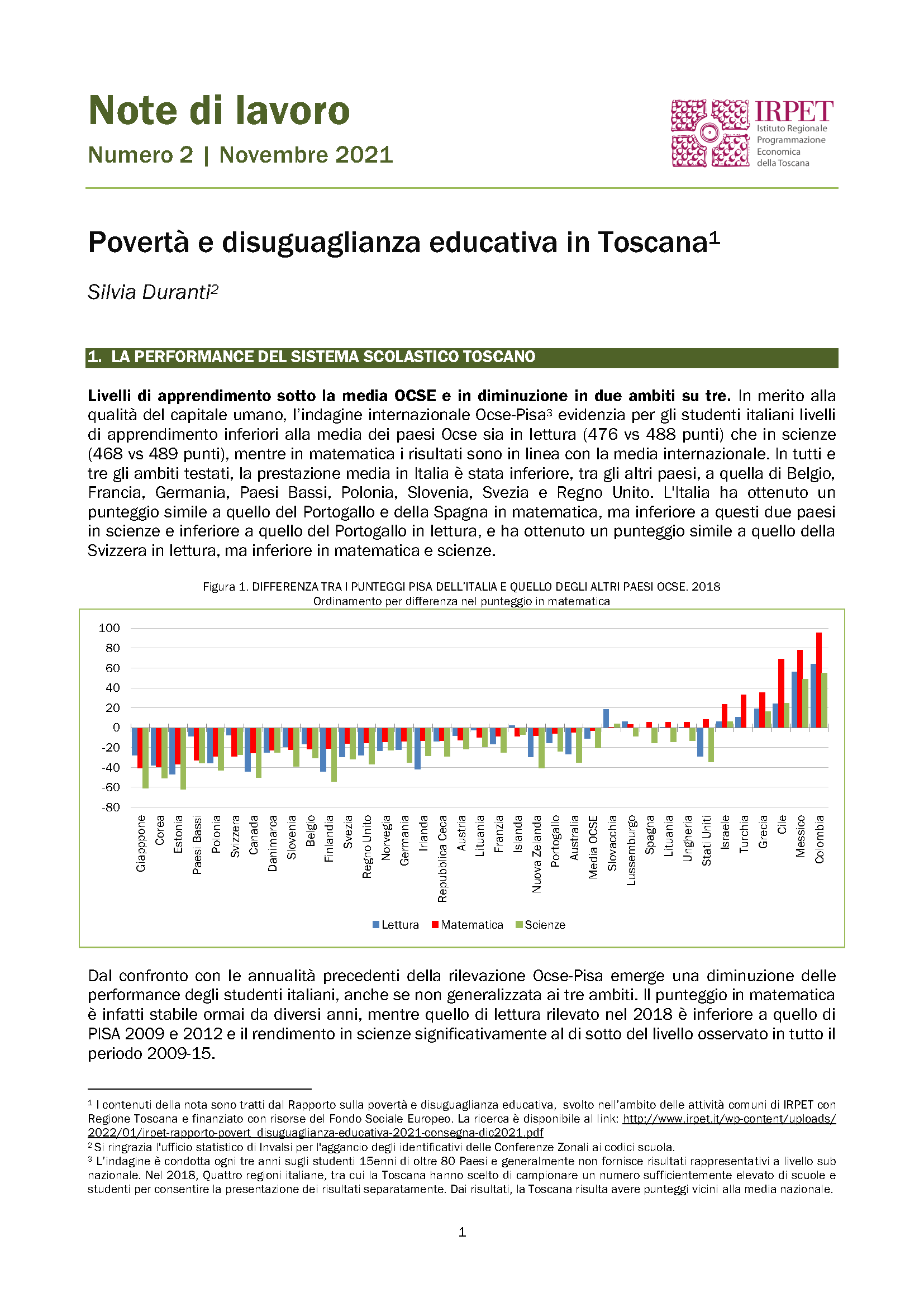 Nota di lavoro 2.2021