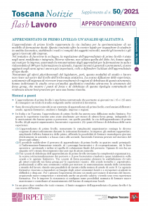 Flash Lavoro 50_2021 - Approfondimento