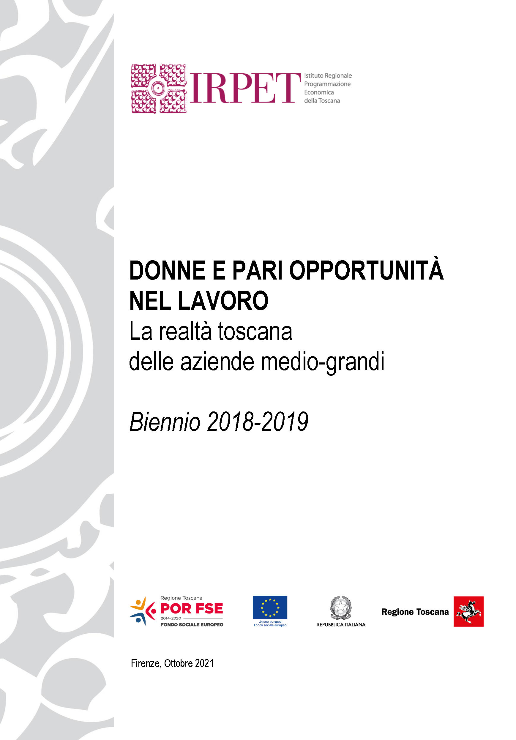 Donne e Pari opportunità 2018_2019 10.2021