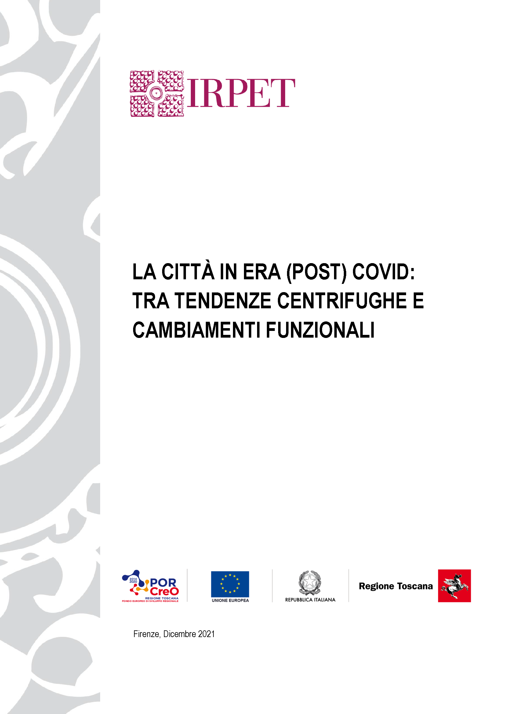 FESR Città e cambiamenti funzionali consegna dic2021