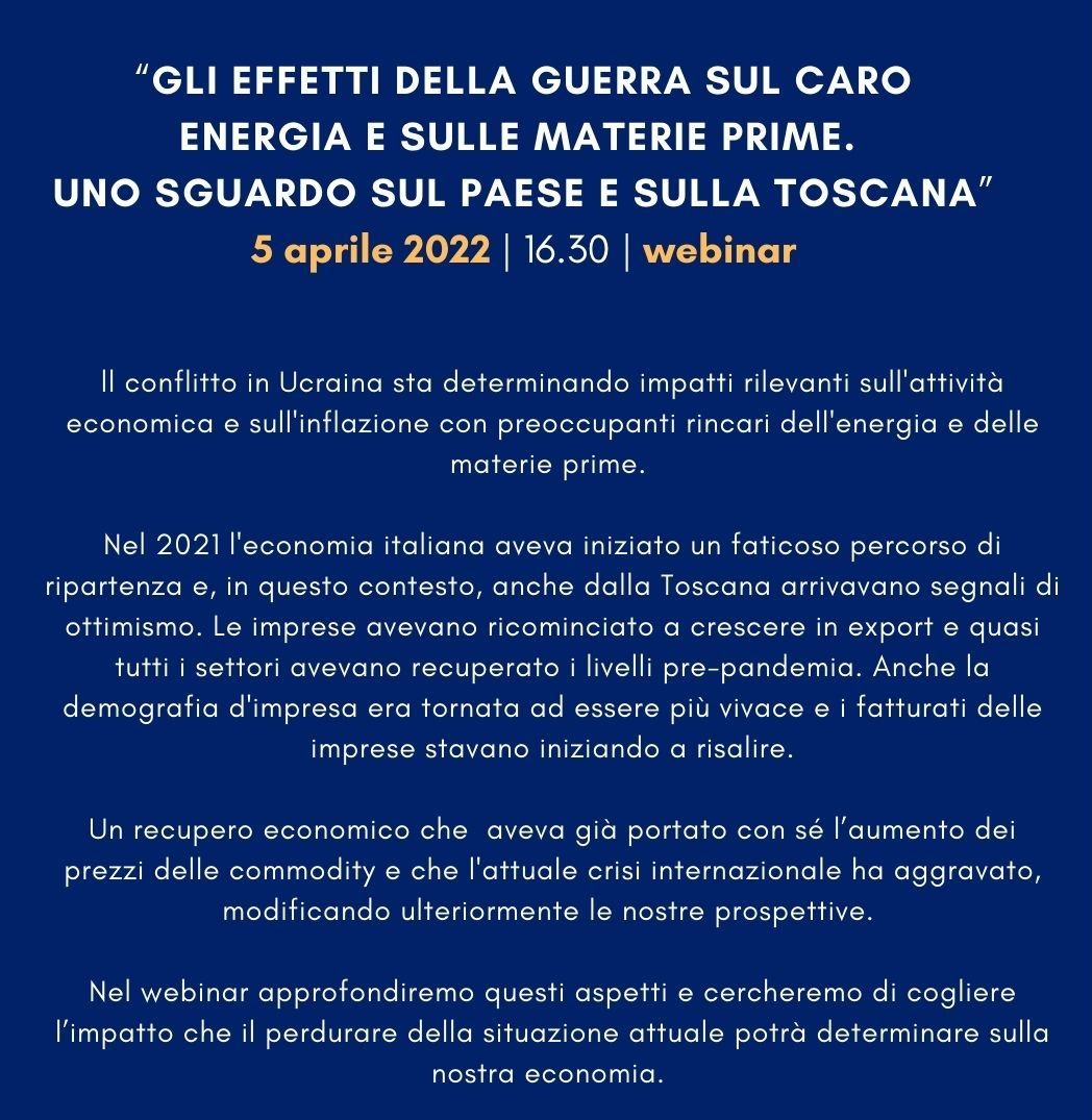 Gli effetti della guerra sull'economia toscana_webinar 5 aprile_invito 1