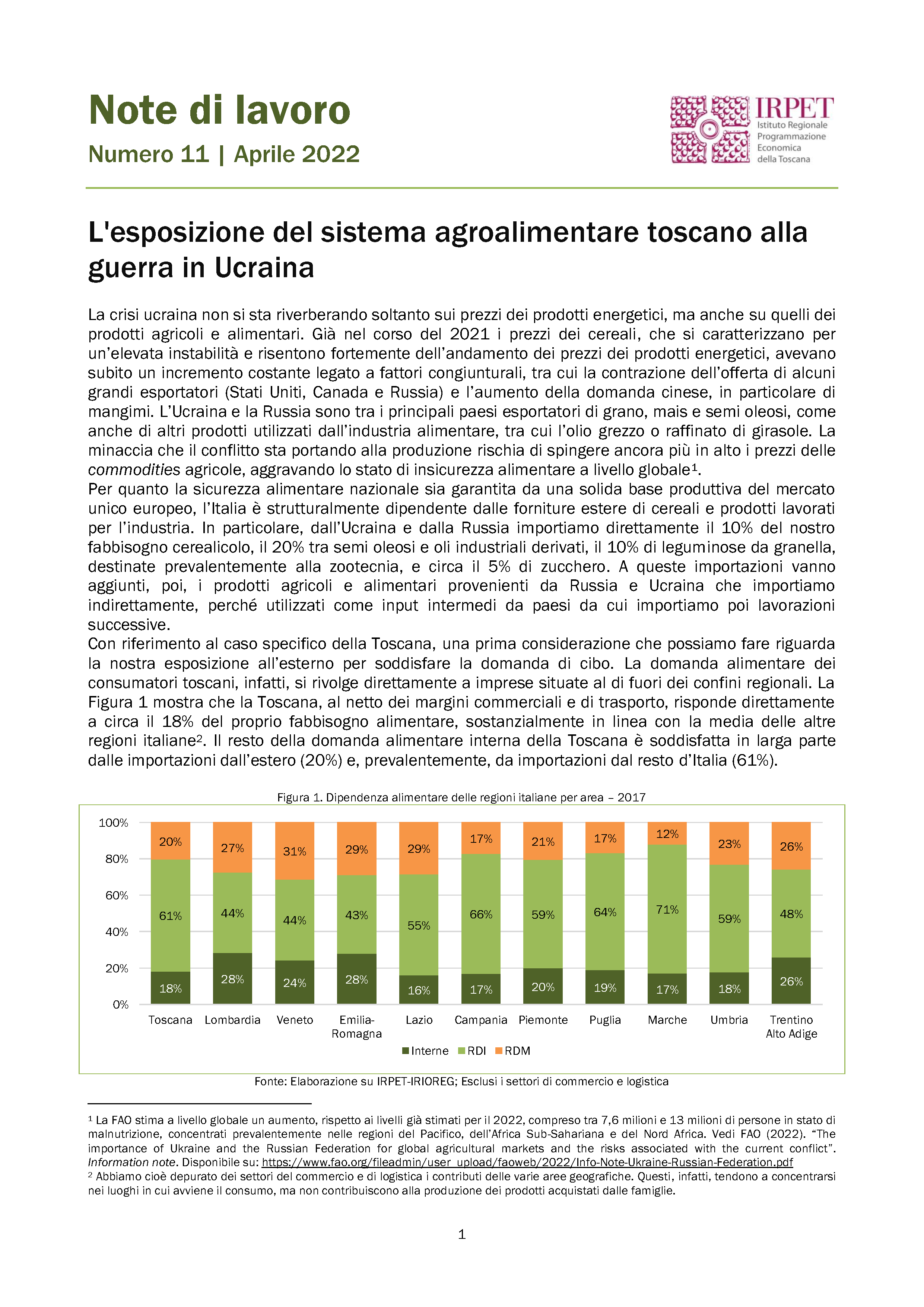 Nota di lavoro 11.2022 aprile