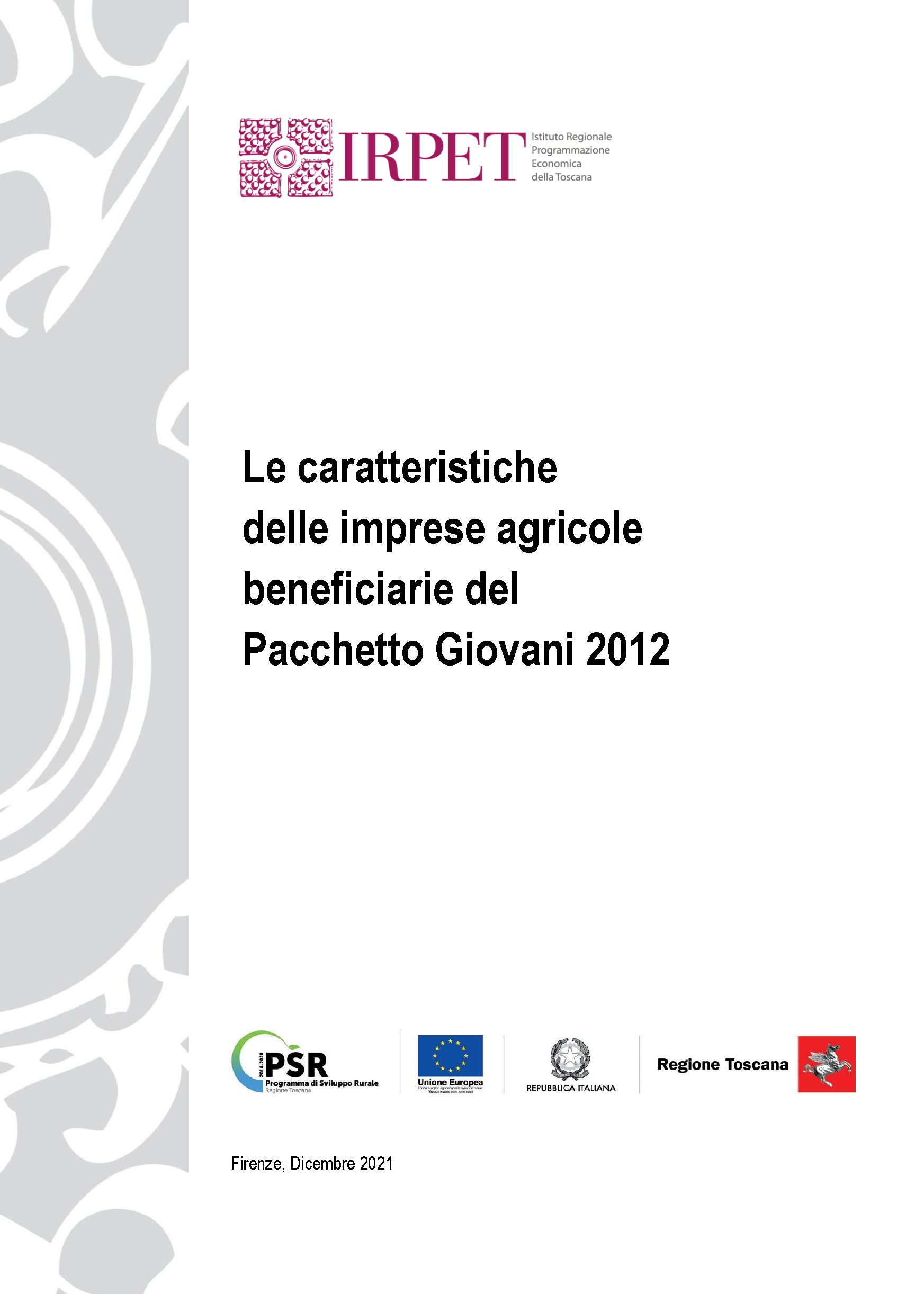 Analisi_imprese_agri_Pacchetto Giovani 2012 Turchetti_Chini