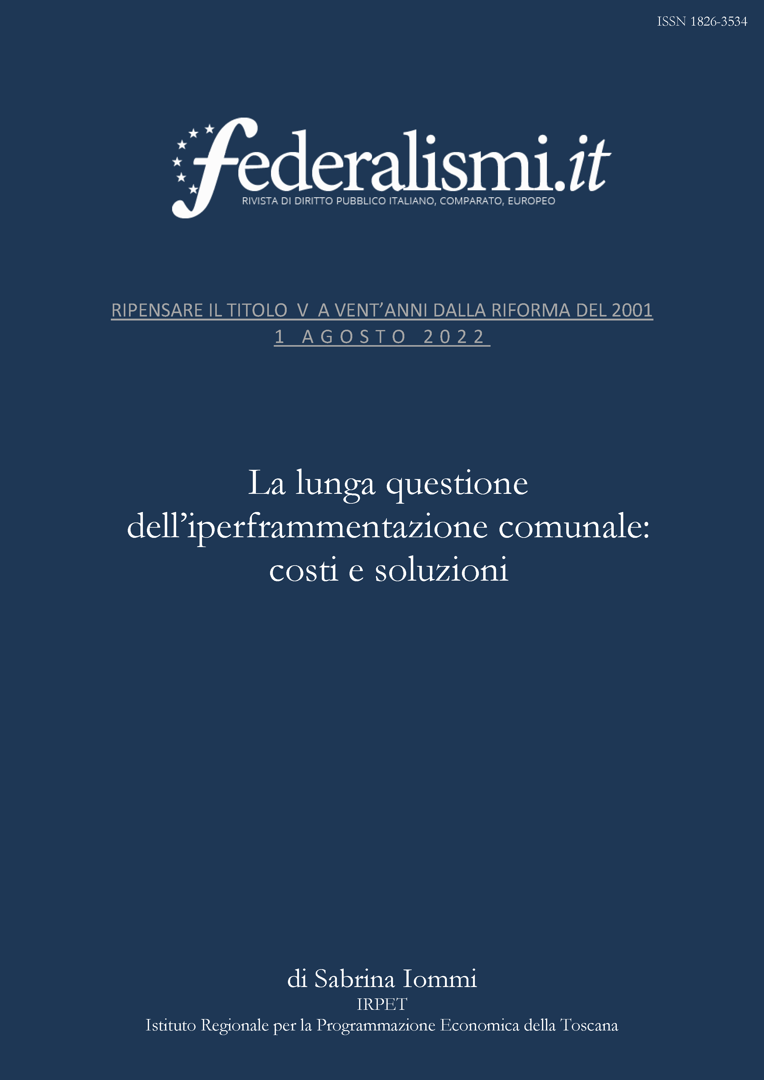 Federalismi.it S.Iommi