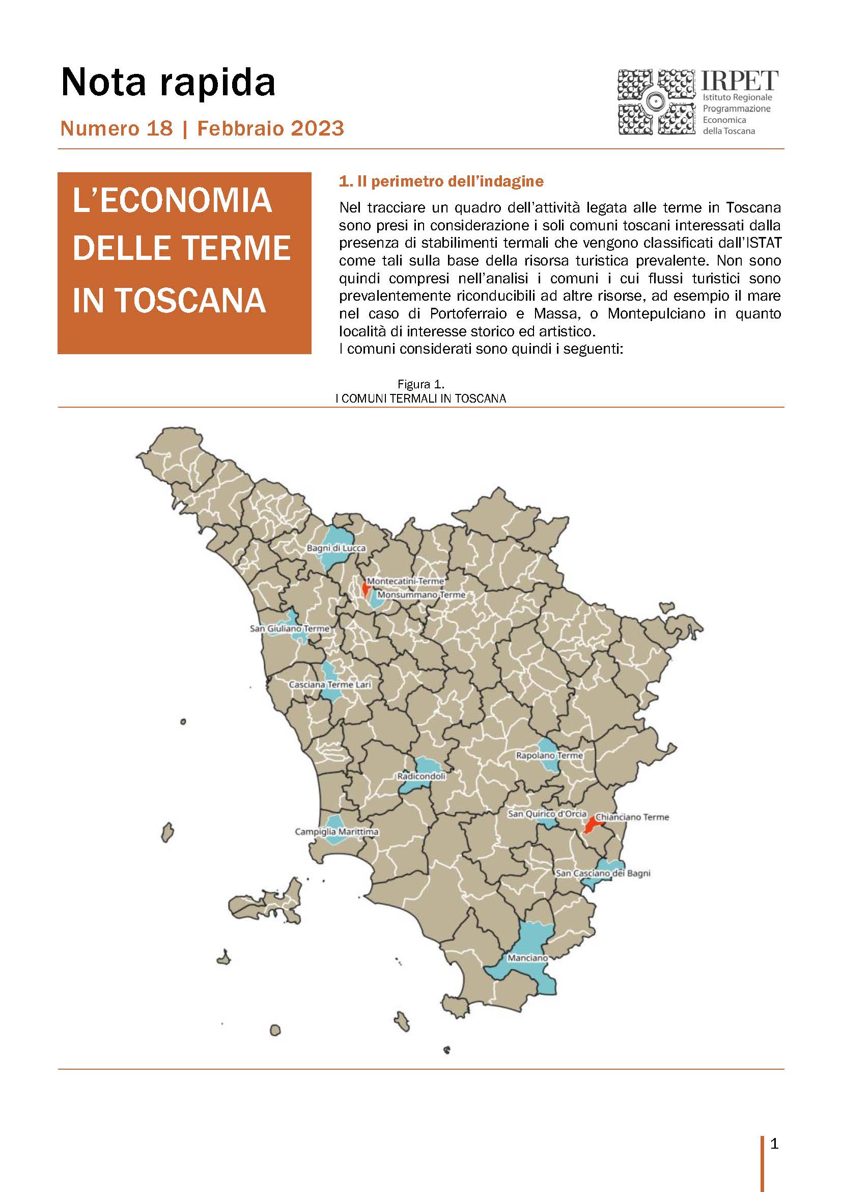 Nota rapida 18.2023 Economia terme