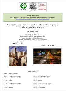 Microsoft Word - Annuncio - Policy Workshop 20 marzo - 13 marzo